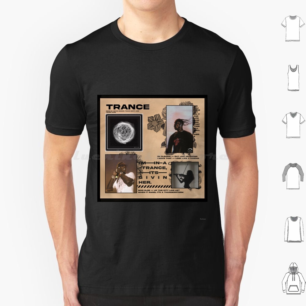 Trance T Shirt 6xl Cotton Cool - Cactus Jack Tee ulasan dan harga