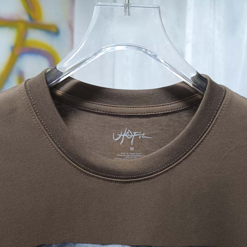 Brown Stone Statue Print Summe - Cactus Jack Tee ulasan dan harga