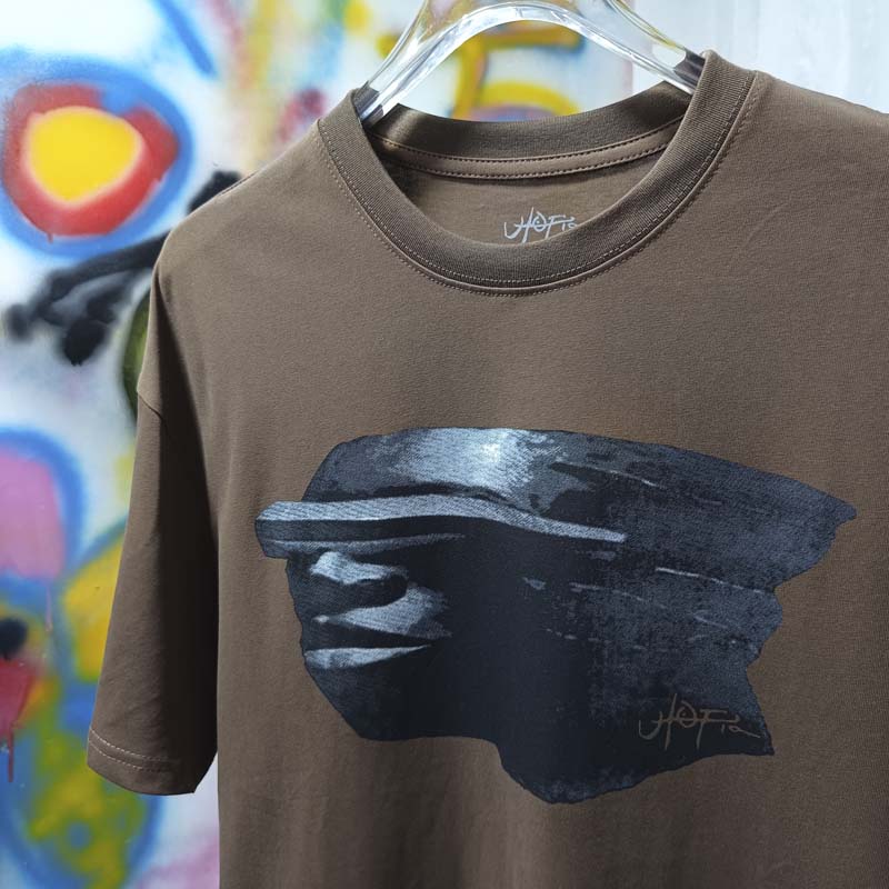Brown Stone Statue Print Summe - Cactus Jack Tee ulasan dan harga