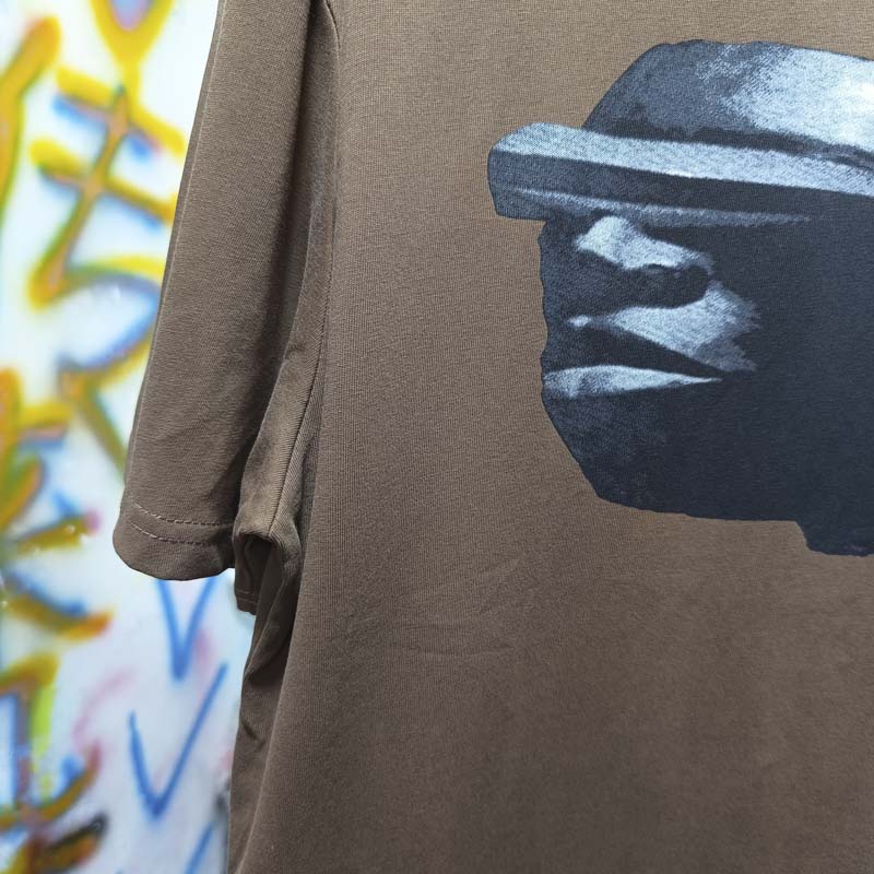 Brown Stone Statue Print Summe - Cactus Jack Tee ulasan dan harga