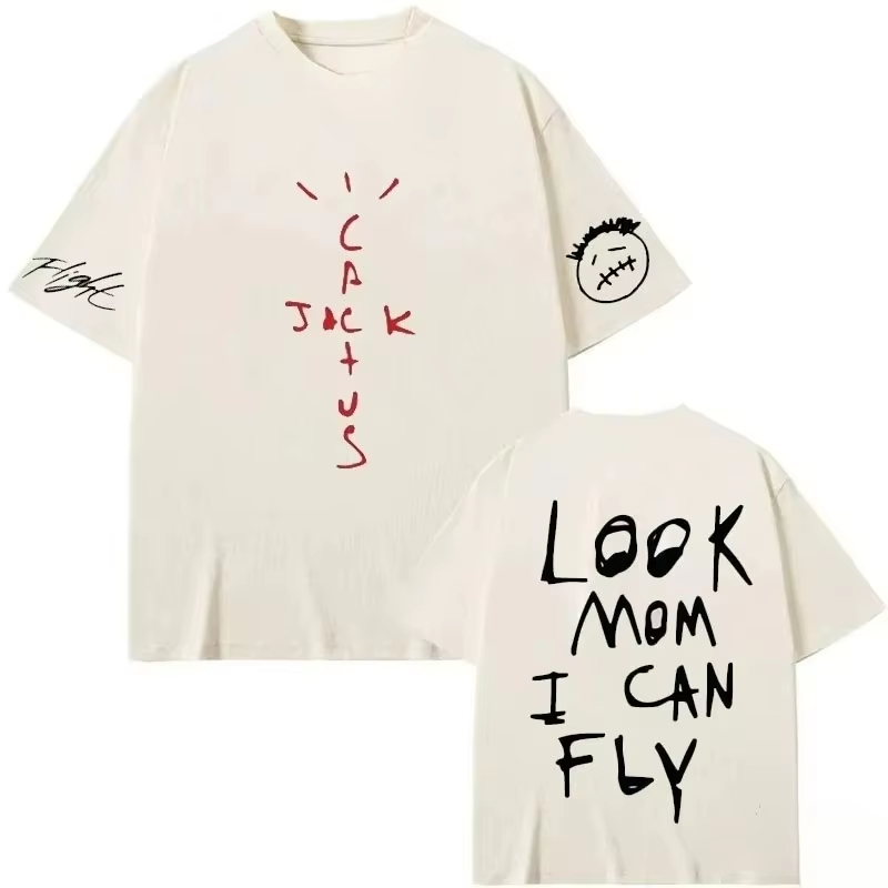 Fashion Fans Gift Mom I Can Fl - Cactus Jack Tee ulasan dan harga