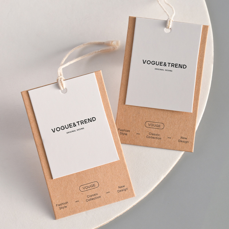 Custom Vintage Kraft Paper Han - Streetwear Clothing Brand Logo ulasan dan harga