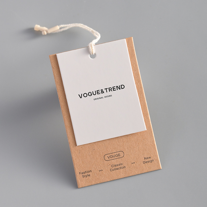 Custom Vintage Kraft Paper Han - Streetwear Clothing Brand Logo ulasan dan harga