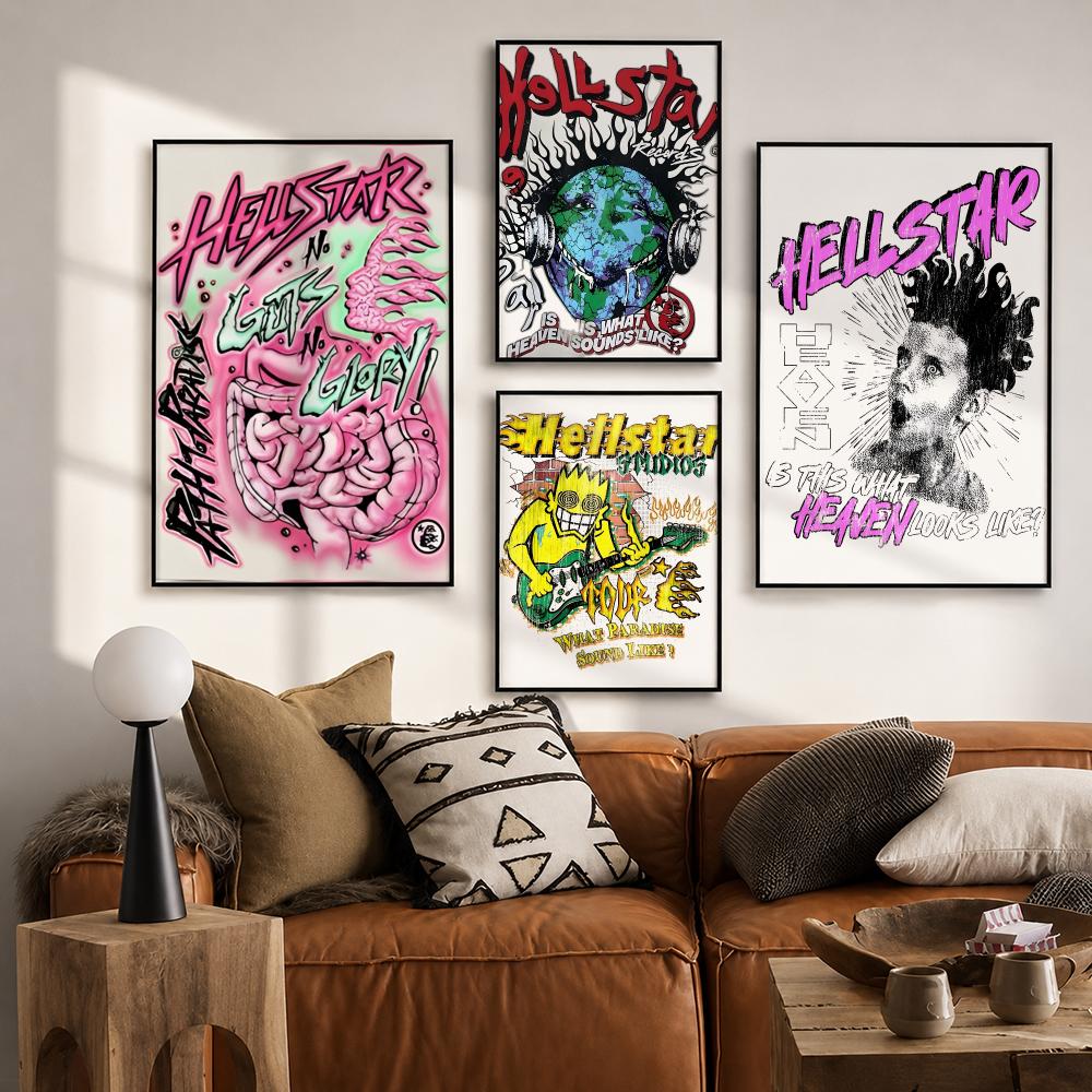 Streetwear Brand Hellstar Post - Streetwear Brand Poster ulasan dan harga
