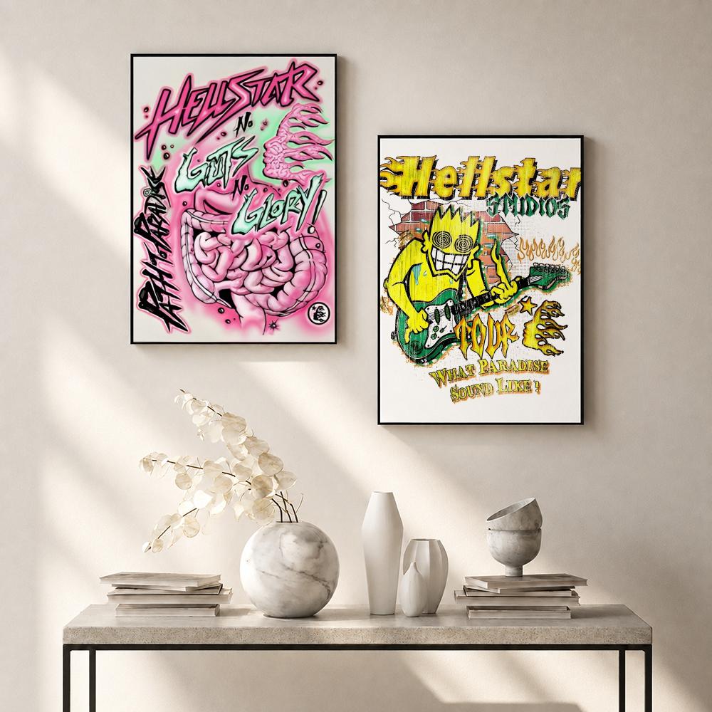 Streetwear Brand Hellstar Post - Streetwear Brand Poster ulasan dan harga