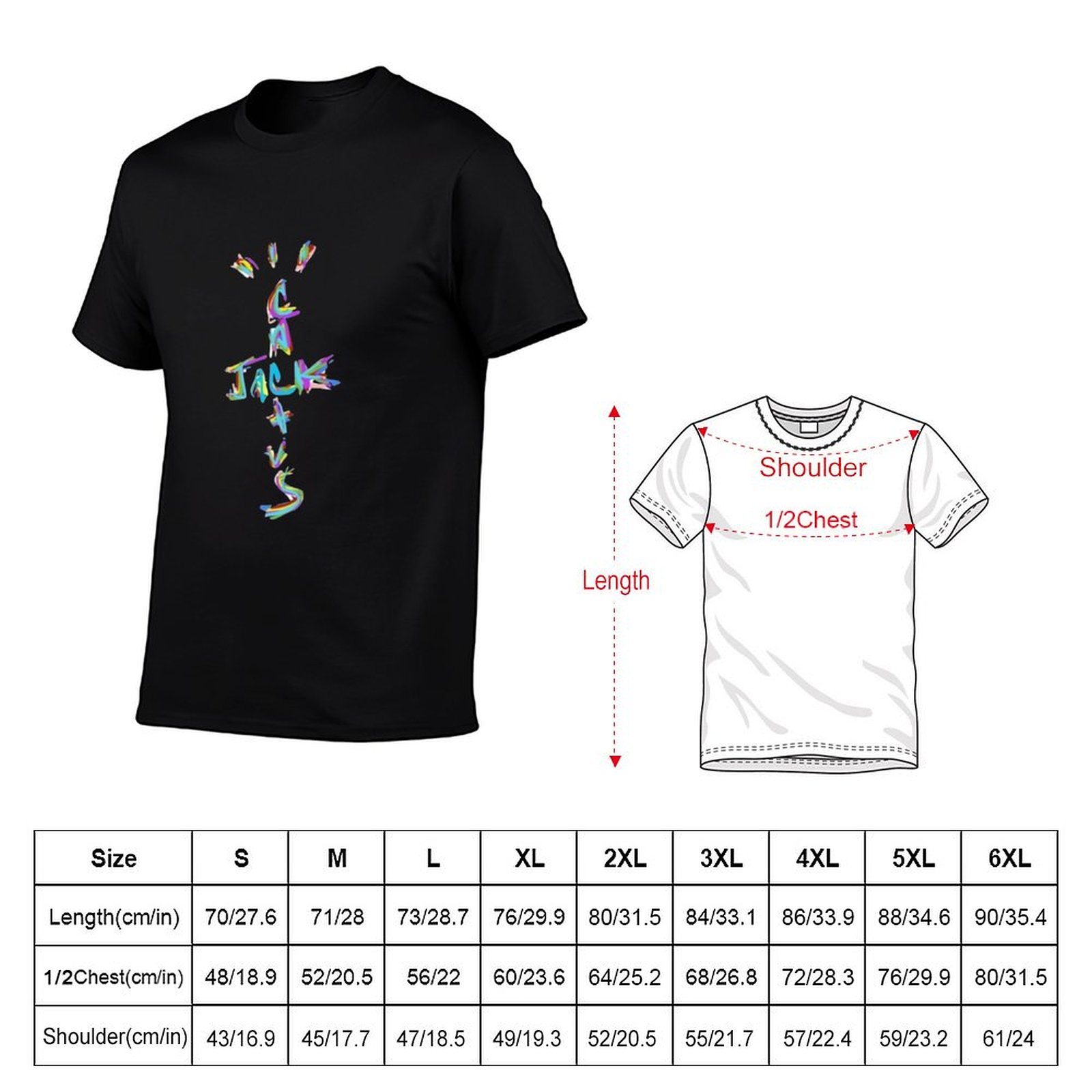 Cactus Jack T-Shirt Comfortabl - Cactus Jack Tee ulasan dan harga