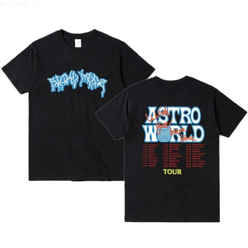 New Summer Hip Hop T Shirt Men - Cactus Jack Tee ulasan dan harga